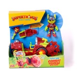 Superthings Set Vehicul cu Figurine Kid Fury Kazoom Power Jucarie Baieti Masinute Combat