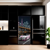 Folie imprimata color pentru decor Frigider, dimensiune 200 x 90cm, model: AVX-FR06, AVEX