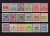 ✅ (S43) Germania Reich 1923 &quot; Supratipar inflatie - cifra in cerc &quot; serie 18 valori Michel 313/330 , MNH + 3 marci MH, Nestampilat
