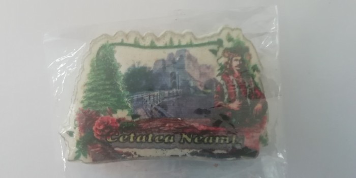 D1 - Magnet frigider tematica turism - Targu Neamt Cetatea Neamt Romania 19