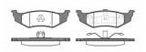 Placute frana Chrysler 300 M (Lr), Cirrus, Concorde, Neon (Pl), Neon Ii, Voyager 3 (Gs); Dodge Caravan, Stratus; Plymouth Voyager / Grand Voyager SRL