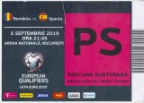 QW13 8 - Bilet acces parcare - Romania - Spania - 05 septembrie 2019