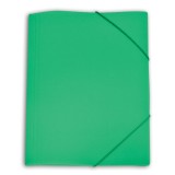 Mapa documente A4 cu elastic plastic Skag verde