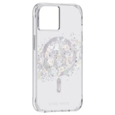 Husa Case Mate Karat Touch of Pearls MagSafe pentru iPhone 14 Pro CM049204 Transparent foto