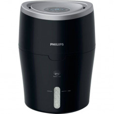 Umidificator de aer Philips HU4813/10 NanoCloud 2 litri acoperire 44mp 300 ml/h Led Negru foto