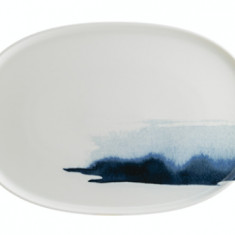 Platou oval portelan Bonna Blue Wave 34 cm