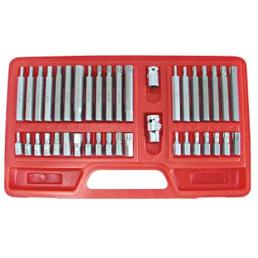 Set varfuri canelate / torx CR - VA Mega -40 piese foto