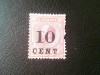 Timbru Suriname colonie olandeza 1898 supratipar 10 cent / 30c dantelura defecta dreapta, Nestampilat