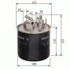 Filtru combustibil AUDI A8 (4E) (2002 - 2010) BOSCH 0 450 906 458