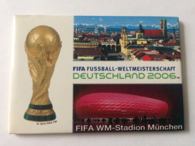 magnet fotbal fifa world cup 2006 WM fussball weltmeisterschaft germany munchen foto