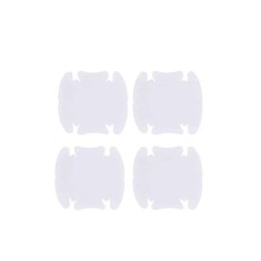 Set 4x autocolant transparent pentru protectie zgarieturi manere usa Transparent foto