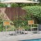 vidaXL Setdediningpentrugrădină 3 pcs Maro Lemn masiv de tec 3334846