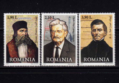 RO 2007, LP 1779 &amp;quot;Personalitati germane in Romania&amp;quot; , serie , MNH foto