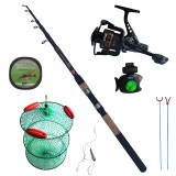 Set lanseta Travel Feeder 3.9 m, mulineta XP50R, senzor si accesorii