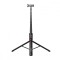 Selfie Stick Telescopic Profesional cu Trepied - Monopied, EMESZON&reg; C10, Lungime 36.5 - 183 cm, Telecomanda Bluetooth, Negru