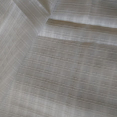 XM Material textile vintigi, vascoza alba cu dungi din tesatura 2 m / 0.9 m
