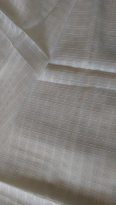 XM Material textile vintigi, vascoza alba cu dungi din tesatura 2 m / 0.9 m