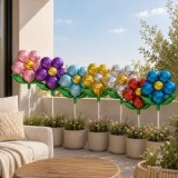 Baloane Party din Folie, Buchet de Flori, 40cm, 8 buc, CMCLASS