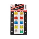 Set sigurante auto plate mari 10 bucati, amperaje mixte 5A&ndash;30A