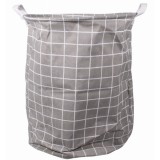 Cumpara ieftin Cos pentru Rufe cu Manere, Impermeabil, Poliester, 40 x 50 cm, 80 Litri, Gri