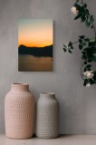 Tablou Canvas pe tema Aurie a Amurgului Marin, 26 x 39 cm, CMCLASS