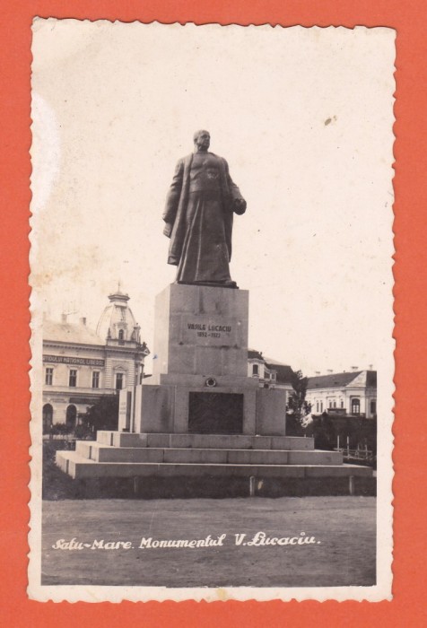 AMS @ - ILUSTRATA SATU-MARE - MONUMENTUL VASILE LUCACIU, NECIRCULATA, printata
