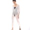 Blazer lung DOCA subtire cu maneca scurta si model brodat 22MNB02016