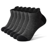Set 6 perechi de sosete pentru barbati, SS031, Gri inchis, marime universala