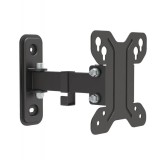 Suport TV reglabil GoGEN S, diagonala 13&quot; la 27&quot; (33-68 cm), 30 Kg, VESA, rotire si inclinare, negru
