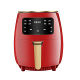 Air fryer, friptoza cu aer cald, 1400W, afisaj digital, 8 programe, temperatura