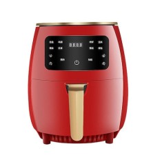 Air fryer, friptoza cu aer cald, 1400W, afisaj digital, 8 programe, temperatura foto