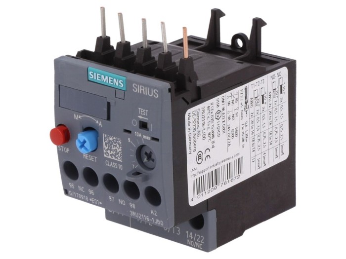 Releu termic S00, 7...10A