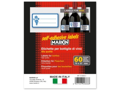 Etichete sticle vin 70 x 37 mm 60 buc/plic foto