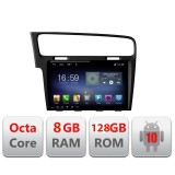 Navigatie dedicata VW Golf 7 cu Android 10, Octa Core, 8GB RAM si 128GB