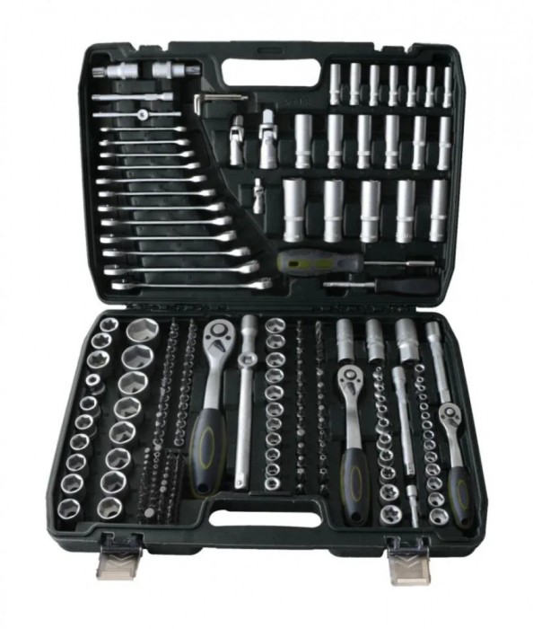 HEINNER TRUSA 216 PIESE CR-V (1/4&quot;,3/8&quot;&amp;1/2&quot;)