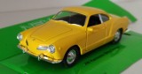 Macheta VW Karmann Ghia Type 14 1962 galben - Welly 1/36 Volkswagen