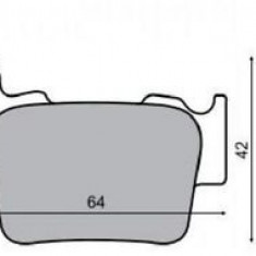 Placute frana (Sinter) KTM SX/XC 450/505/525 Cod Produs: MX_NEW 225100753RM