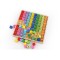 Joc educativ tabla inmultirii, 19.5 x 19.5 x 2 cm, material lemn, 3 ani