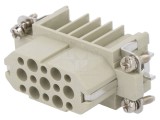 Conector HDC Inserturi Contact Mamă 15 PIN 10A