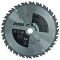 Panze de fierastrau circular cucarburimetalice si limitator de alimentare
