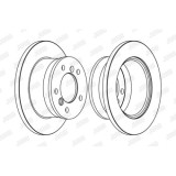 Disc frana Jurid 567761J, parte montare : punte spate