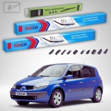 Cumpara ieftin Ștergătoare Renault Scenic II Grand Scenic 2003-2004 | Set Față și Spate Flat Premium &ndash; TeamCar&reg;