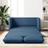 Gossi canapea extensibila 2 in 1, albastru, 112x174x55 cm textil