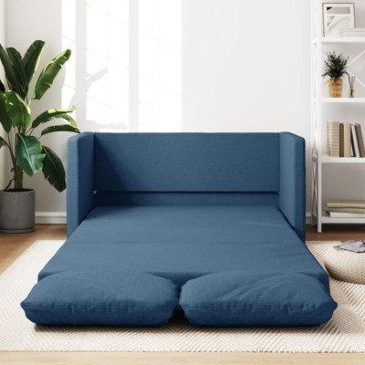Gossi canapea extensibila 2 in 1, albastru, 112x174x55 cm textil foto