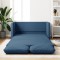 Gossi canapea extensibila 2 in 1, albastru, 112x174x55 cm textil