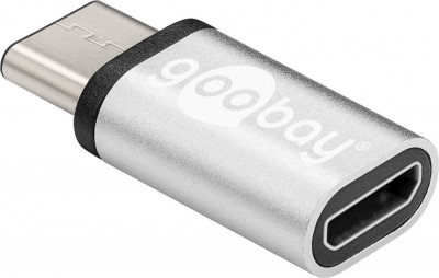 Adaptor USB 3.1 USB Type C tata la micro USB mama Goobay foto