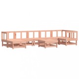 Set mobilier relaxare gradina, 8 piese, lemn masiv Douglas