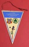 Fanion meci fotbal STEAUA BUCURESTI - OMONIA NICOSIA (Cupa Campionilor Europeni 21.10.1987)