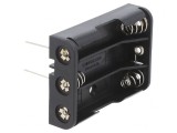 Suport Baterii AAA pentru PCB, 3 Baterii