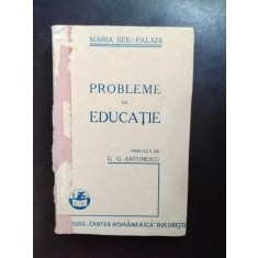 Maria Beiu-Paladi - Probleme de Educatie